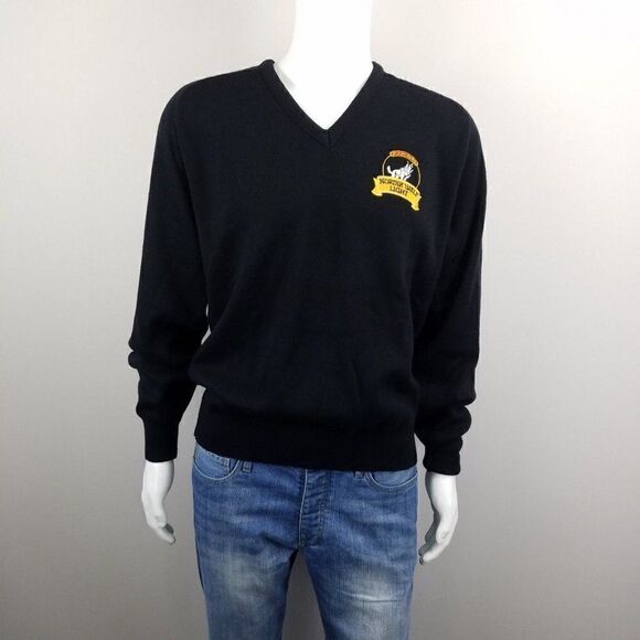Carlsberg Beer Vintage Advertising Sweater Nordik Wolf Pullover 1980s